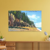 Uitzicht van de ovens in Bar Harbour Canvas Afdruk (Insitu (Woonkamer))