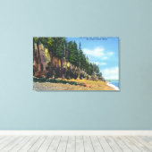 Uitzicht van de ovens in Bar Harbour Canvas Afdruk (Insitu (Houten vloer))