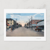 Uitzicht van de Pacific Avenue Briefkaart (Voorkant)