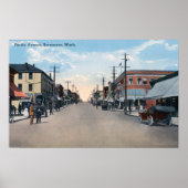 Uitzicht van de Pacific Avenue Poster (Voorkant)