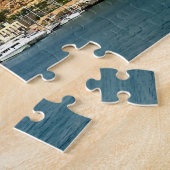Uitzicht van de Panoramische baai van Mgarr, stad Legpuzzel (Zijkant)