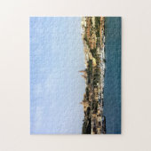 Uitzicht van de Panoramische baai van Mgarr, stad Legpuzzel (Verticaal)