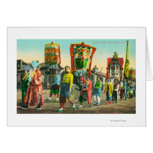 Uitzicht van de Parade of the Tangen, Chinatown