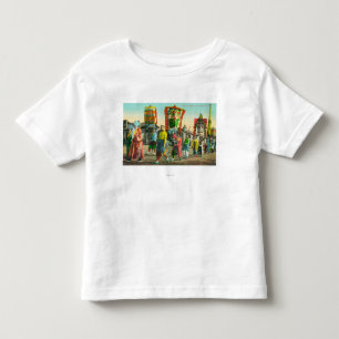 Uitzicht van de Parade of the Tangen, Chinatown Kinder Shirts