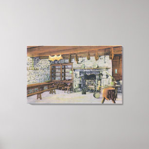 Uitzicht van de paradijzen canvas afdruk