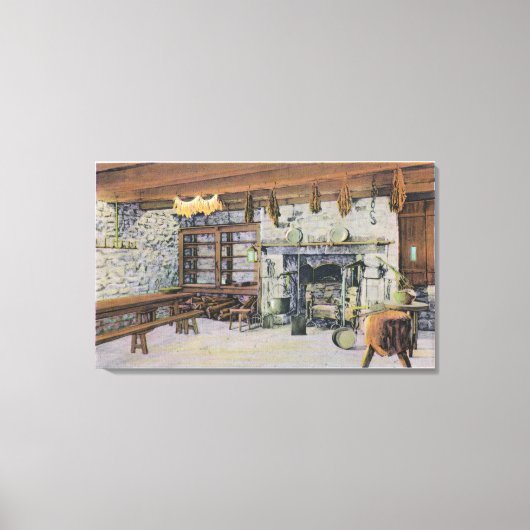 Uitzicht van de paradijzen canvas afdruk (Voorkant)