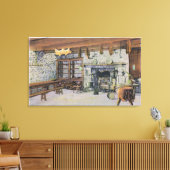 Uitzicht van de paradijzen canvas afdruk (Insitu (Woonkamer))