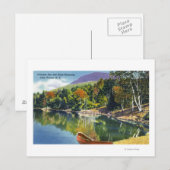 Uitzicht van de Paradise Bay en de Zwarte Berg van Briefkaart (Voorkant / Achterkant)