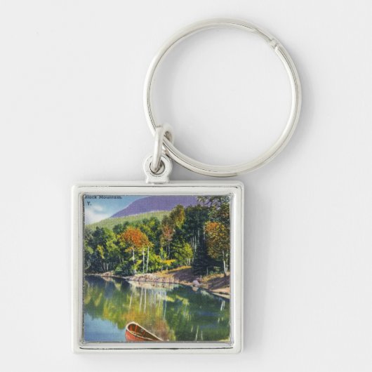 Uitzicht van de Paradise Bay en de Zwarte Berg van Sleutelhanger (Voorkant)