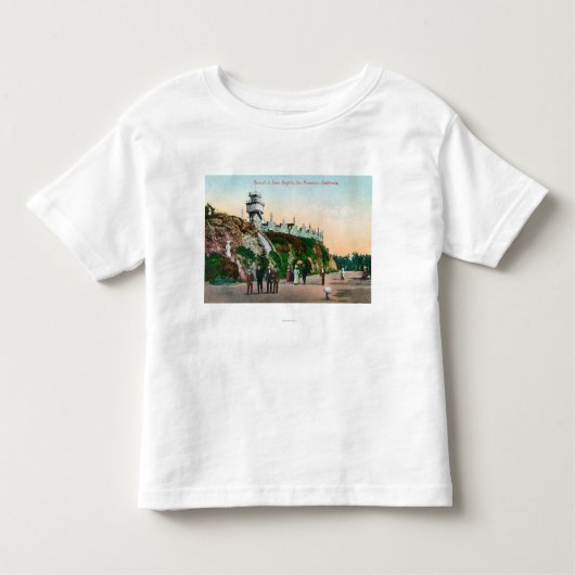 Uitzicht van de parapet op de hoogte van Sutro # 2 Kinder Shirts (Voorkant)