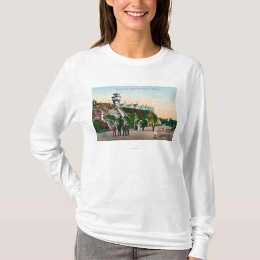 Uitzicht van de parapet op de hoogte van Sutro # 2 T-shirt (Voorkant)