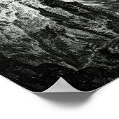 Uitzicht van de Passaic River Waterfall, New Jerse Poster (Hoek)