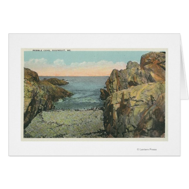 Uitzicht van de Pebble Cove (Voorkant Horizontaal)