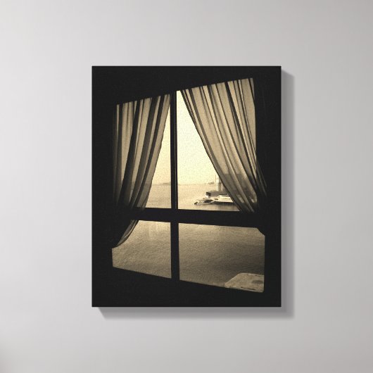 Uitzicht van de Perzische Golf Canvas Afdruk (Voorkant)