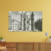 Uitzicht van de Peterskirche Canvas Afdruk (Insitu (Woonkamer))