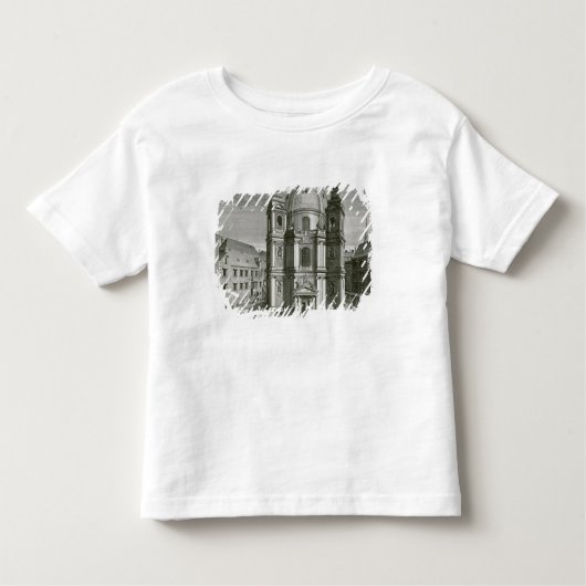 Uitzicht van de Peterskirche Kinder Shirts (Voorkant)