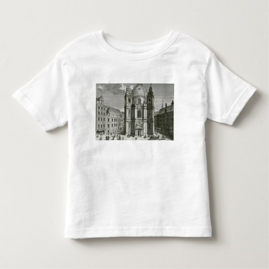 Uitzicht van de Peterskirche Kinder Shirts (Voorkant)