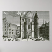 Uitzicht van de Peterskirche Poster (Voorkant)