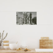 Uitzicht van de Peterskirche Poster (Keuken)