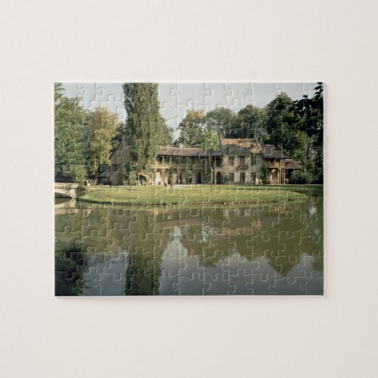 Uitzicht van de petit Hameau, 1782-85 (foto) Legpuzzel (Horizontaal)