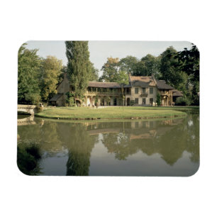 Uitzicht van de petit Hameau, 1782-85 (foto) Magneet