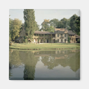 Uitzicht van de petit Hameau, 1782-85 (foto) Magneet