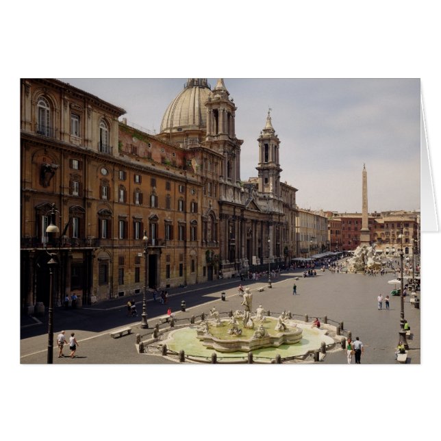 Uitzicht van de piazza (Voorkant Horizontaal)