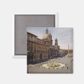 Uitzicht van de piazza magneet (Voorkant / Achterkant)