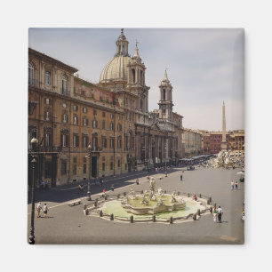 Uitzicht van de piazza magneet