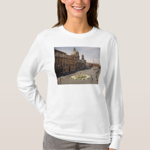 Uitzicht van de piazza t-shirt