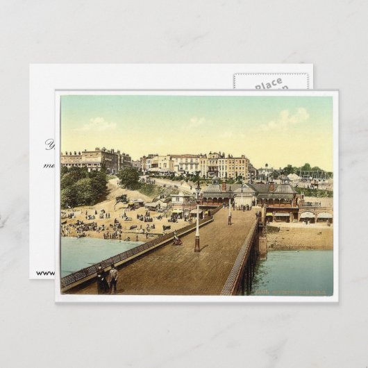 Uitzicht van de pier, II., Southend-on-Zee, Engela Briefkaart (Voorkant / Achterkant)