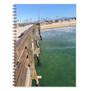 Uitzicht van de Pier, Krantenband, Californië Notitieboek