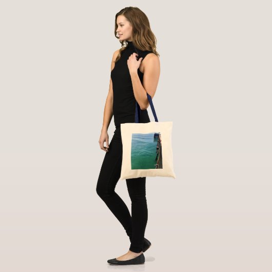 Uitzicht van de Pier, Krantenband, Californië Tote Bag (Voorkant (model))