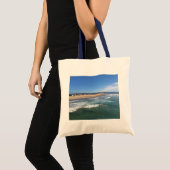 Uitzicht van de Pier, Krantenband, Californië Tote Bag (Voorkant (product))