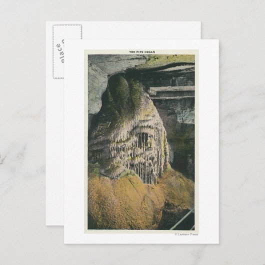 Uitzicht van de pijp briefkaart (Voorkant / Achterkant)