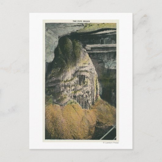 Uitzicht van de pijp briefkaart (Voorkant)