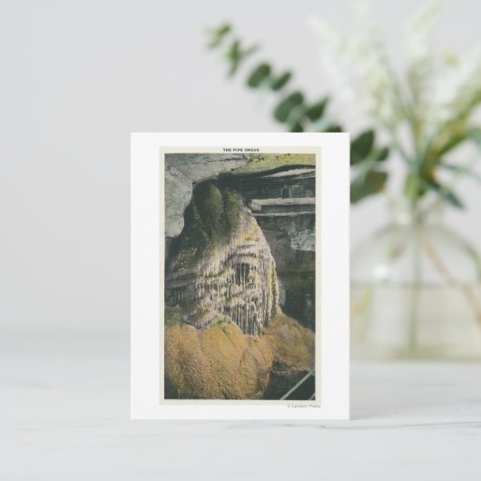 Uitzicht van de pijp briefkaart (Staand voorkant)