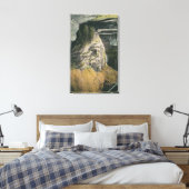 Uitzicht van de pijp canvas afdruk (Insitu (Slaapkamer))