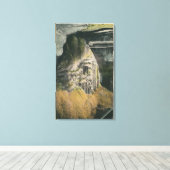 Uitzicht van de pijp canvas afdruk (Insitu (Houten vloer))