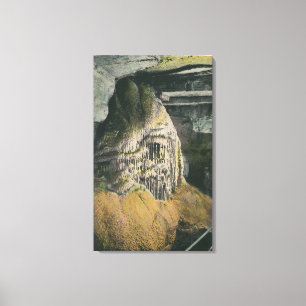 Uitzicht van de pijp canvas afdruk