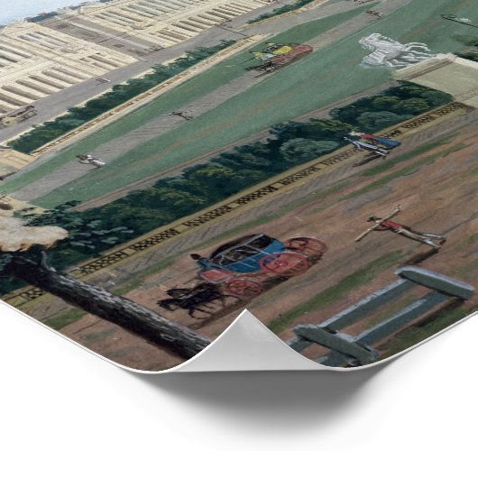 Uitzicht van de plaats Louis XV & Jardin des Poster (Hoek)