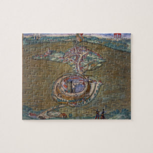 Uitzicht van de Place de Louis le Grand, met een v Legpuzzel