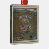 Uitzicht van de Place de Louis le Grand, met een v Metalen Ornament (Rechts)