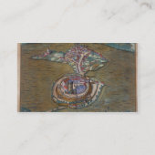 Uitzicht van de Place de Louis le Grand, met een v Visitekaartje (Achterkant)