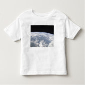 Uitzicht van de planeet Aarde van de ruimte Kinder Shirts (Voorkant)