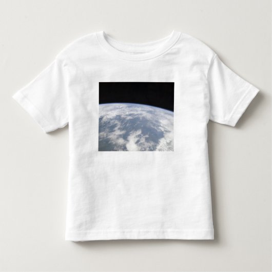 Uitzicht van de planeet Aarde van de ruimte Kinder Shirts (Voorkant)