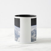 Uitzicht van de planeet Aarde van de ruimte Mok (Midden)