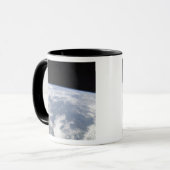 Uitzicht van de planeet Aarde van de ruimte Mok (Voorkant links)