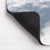 Uitzicht van de planeet Aarde van de ruimte Muismat (Hoek)