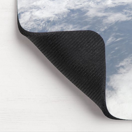 Uitzicht van de planeet Aarde van de ruimte Muismat (Hoek)